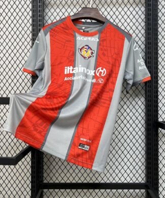 Maglia Unione Sportiva Cremonese Home 2025/26 Versione Tifoso vista frontale completa
