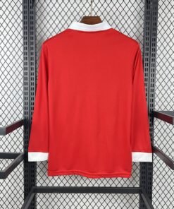 Maglia Wales Home Manica Lunga 2024/25 Versione Tifoso vista posteriore