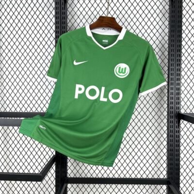 Maglia wolfsburg retro - Maglia Wolfsburg Home 2008/09 Retro vista frontale completa