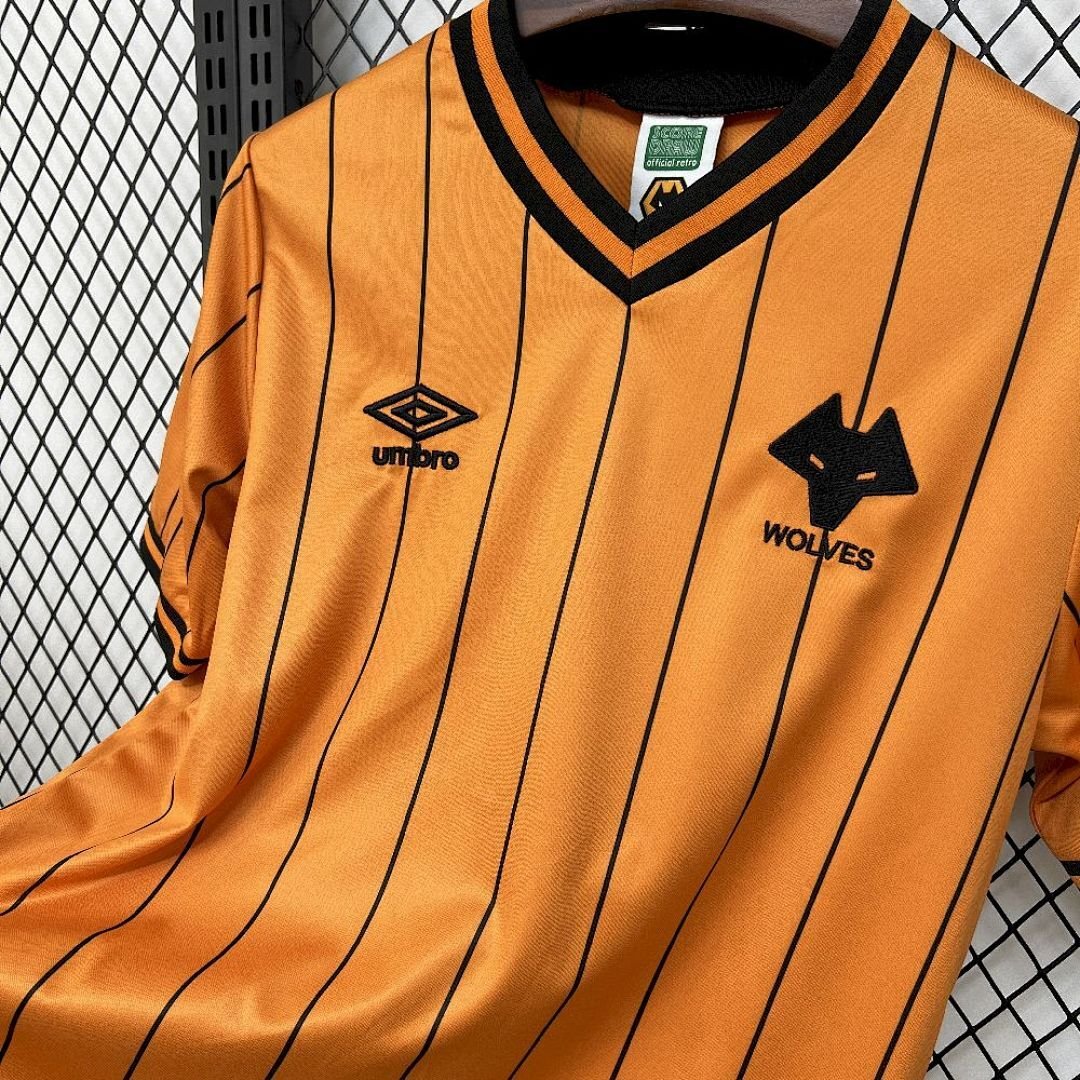 Maglia wolves retro - Maglia Wolves Home 1985/86 Retro vista laterale
