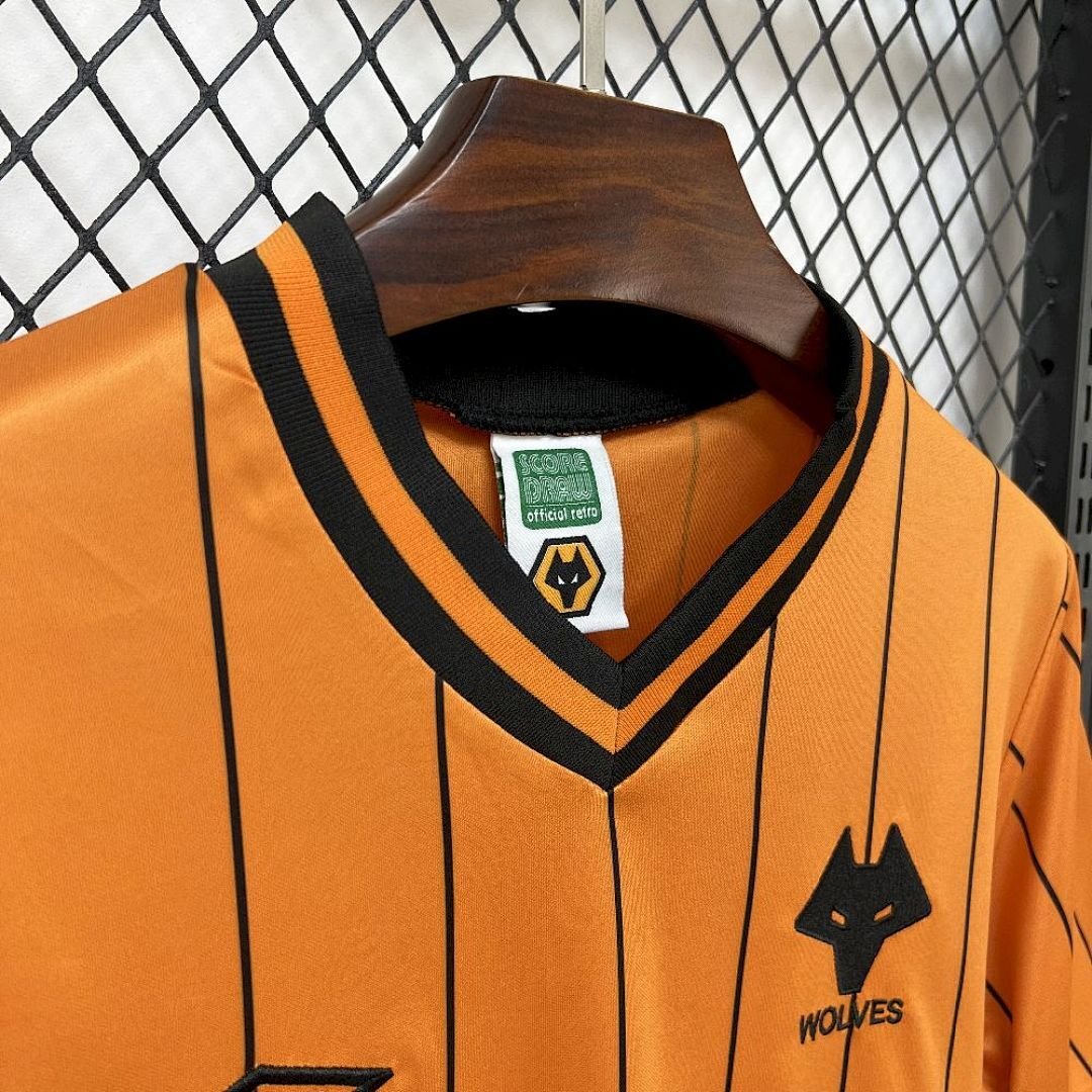 Maglia wolves retro - Maglia Wolves Home 1985/86 Retro tessuto traspirante