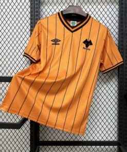Maglia wolves retro - Maglia Wolves Home 1985/86 Retro vista frontale completa
