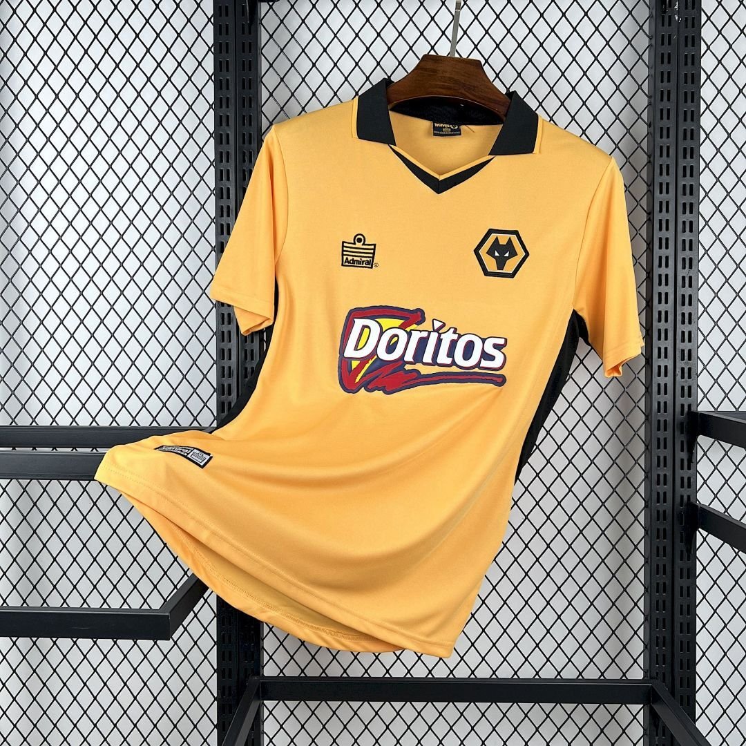Maglia wolves retro - Maglia Wolves Home 2003/04 Retro vista frontale completa