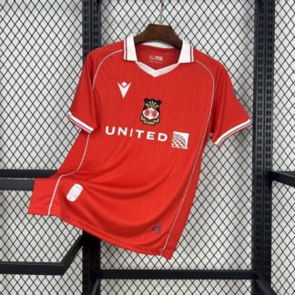 Maglia Wrexham Home 2025/26 Versione Tifoso vista frontale completa