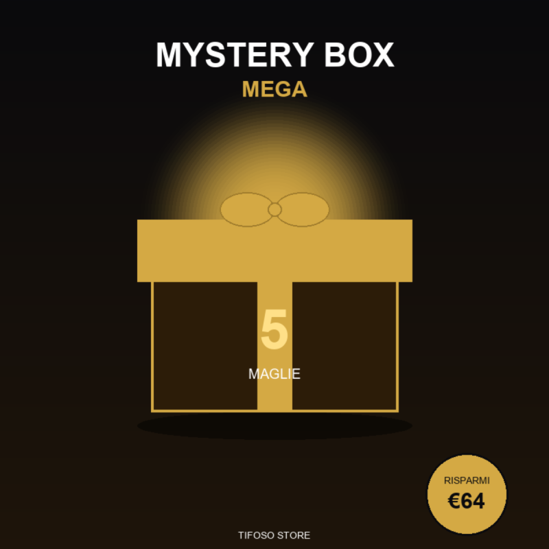 🎁🎁🎁 Mystery Box MEGA - 5 Maglie Sorpresa Big Club – Tifoso