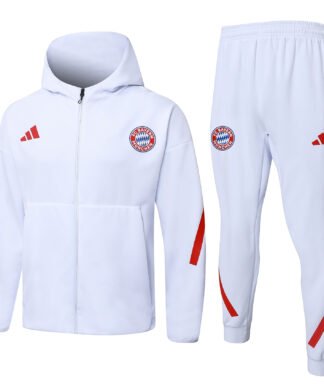 Tuta Bayern Monaco 2025/26 Bianco - vista frontale