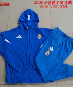 Tuta Real Madrid 2025/26 Blu Lago - vista terza