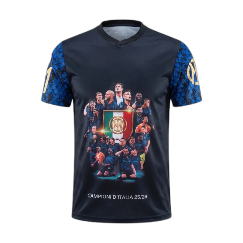 maglia inter campioni d'italia fronte