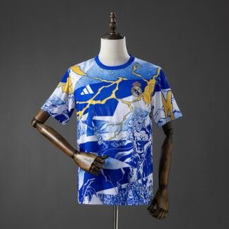 Maglia Real Madrid Pre-Match Blu 2025/26 - vista frontale