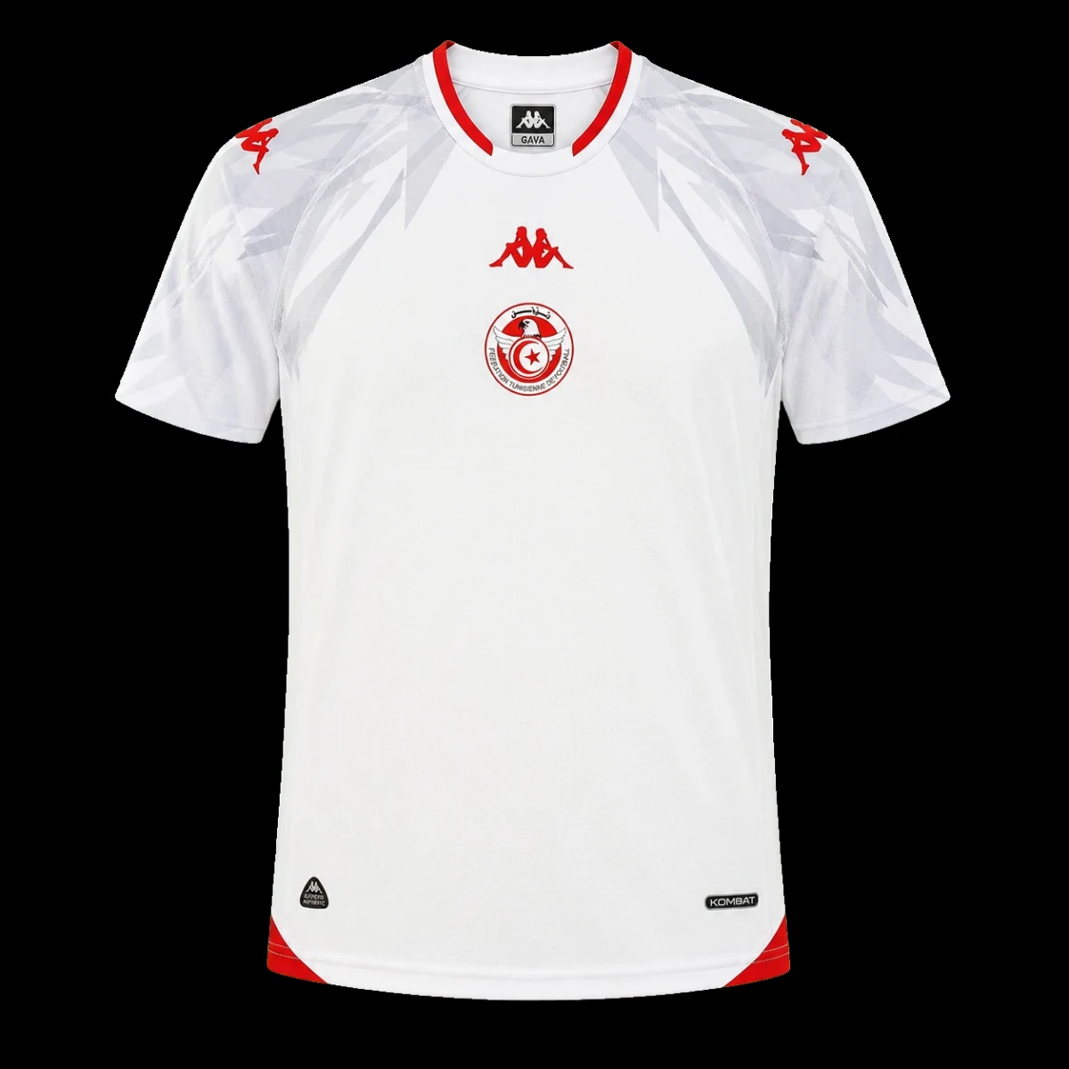 maglia tunisia home 2026 versione tifoso vista frontale senza sfondo