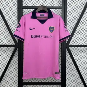 Camiseta Boca Juniors Retro Rosa 2013/14 – Segunda Equipación — Vista frontal