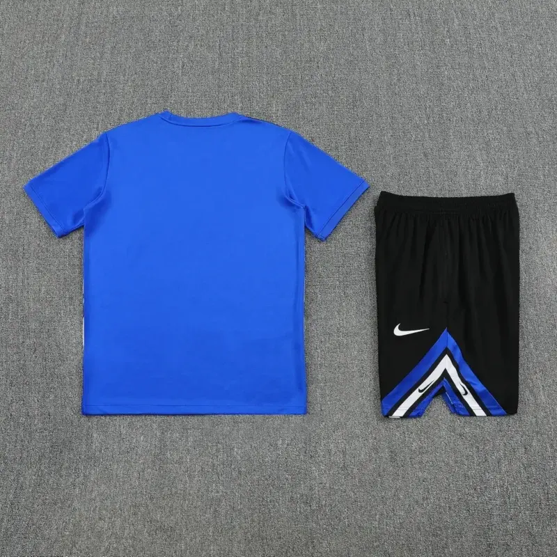 Completo Inter Allenamento Blu Manica Corta - vista posteriore