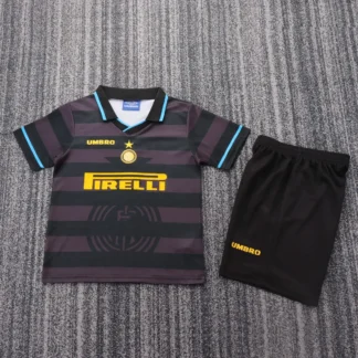 Completo Inter Bambino 1997/98 Third Retro (Maglia + Pantaloncini) - Versione Tifoso