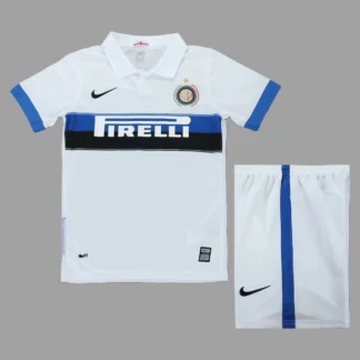 Completo Inter Bambino 2009/10 Away Retro (Maglia + Pantaloncini) - Versione Tifoso