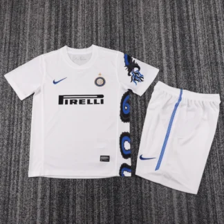Completo Inter Bambino 2010/11 Away Retro (Maglia + Pantaloncini) - Versione Tifoso