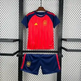 Conjunto España Primera Equipación Mundial 2026 Niño — Vista frontal