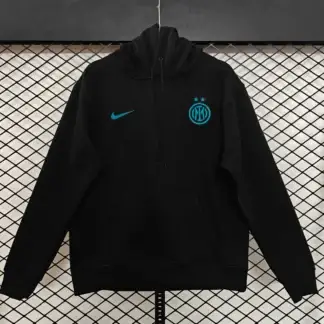 Foto Real Felpa Inter con Cappuccio Blu Navy – Versione Tifoso