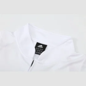 Sudadera Milan Blanca Retro Media Cremallera 2003/04 — Detalle del producto