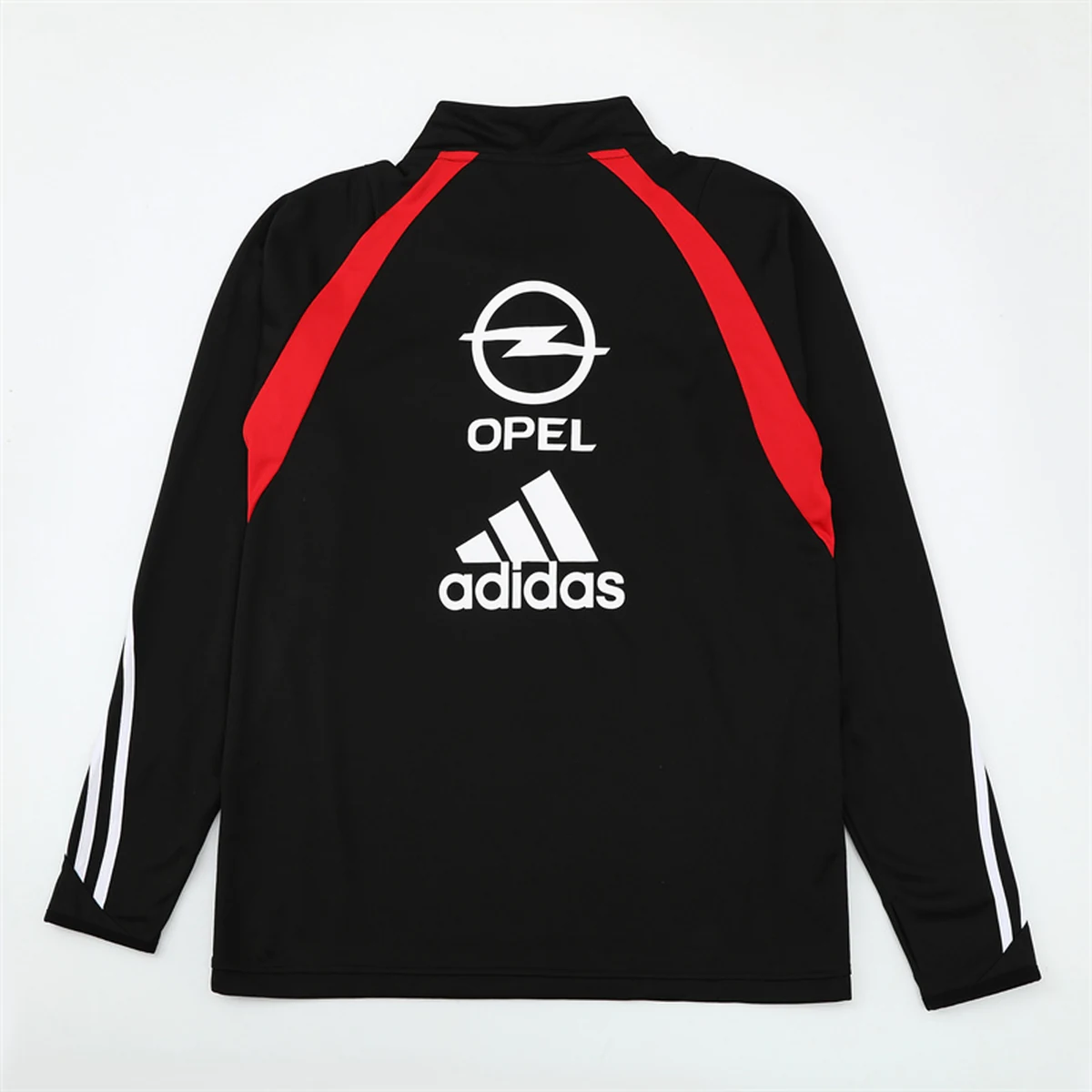 Felpa Milan 2003/04 Nera Mezza Zip Retro - dettaglio dello stemma