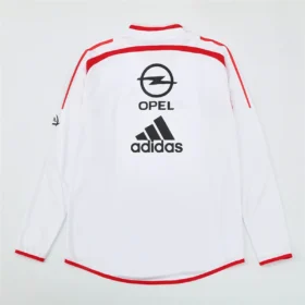 Sudadera Milan Blanca Retro Media Cremallera 2004/05 — Foto 3