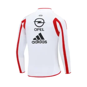 Sudadera Milan Blanca Retro Media Cremallera 2005/06 — Foto 5
