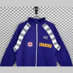 Chaqueta Fiorentina 1986/87 Retro Morada Crodino — Detalle del producto