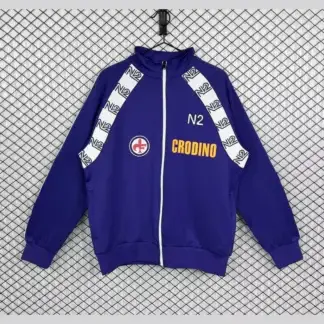 Giacca Fiorentina 1986/87 Retro Viola Crodino - vista frontale