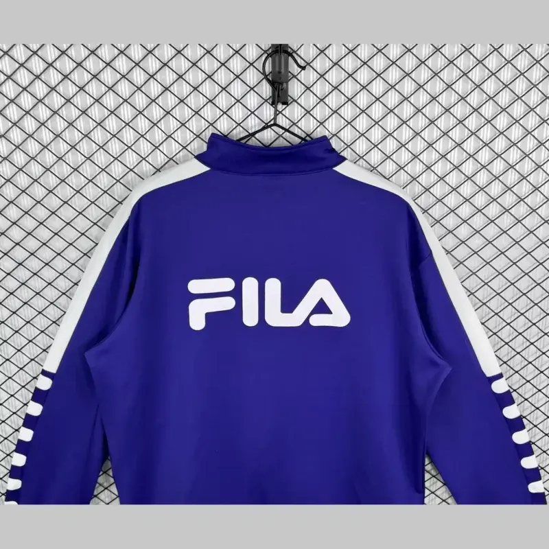 Giacca Fiorentina 1999/00 Retro Viola - dettaglio del tessuto