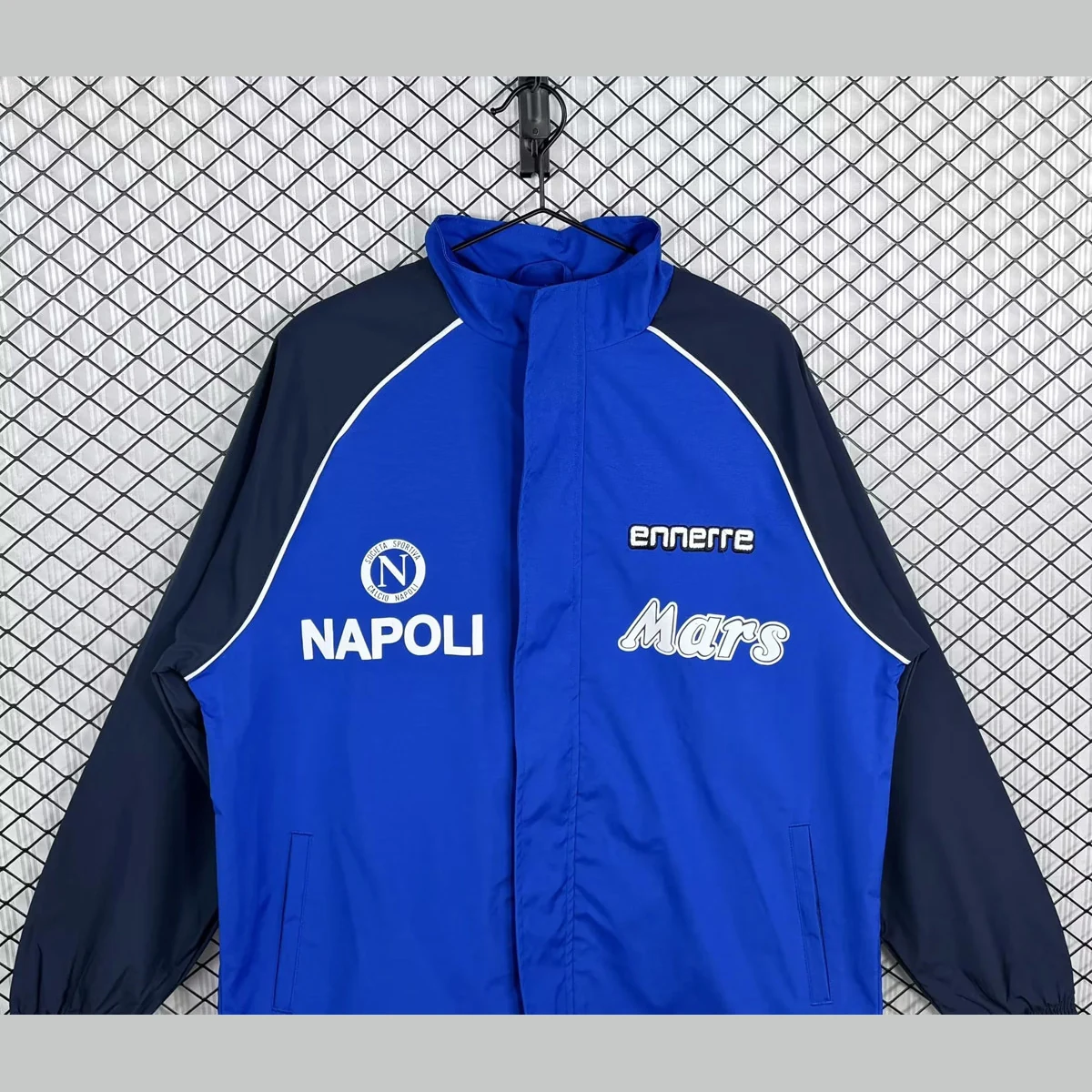 Giacca Napoli 1988/89 Retro Blu Navy - dettaglio dello stemma