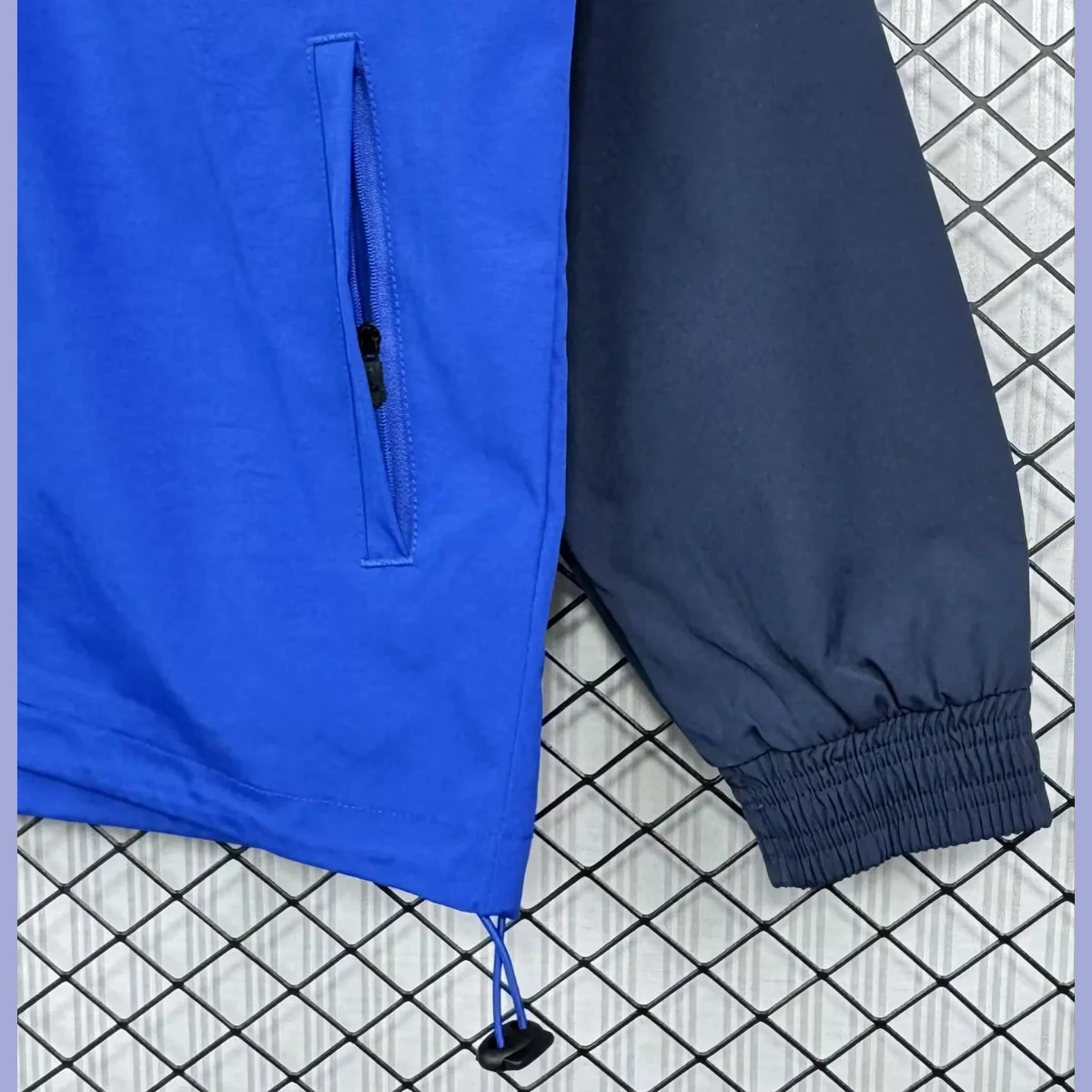 Giacca Napoli 1988/89 Retro Blu Navy - vista laterale