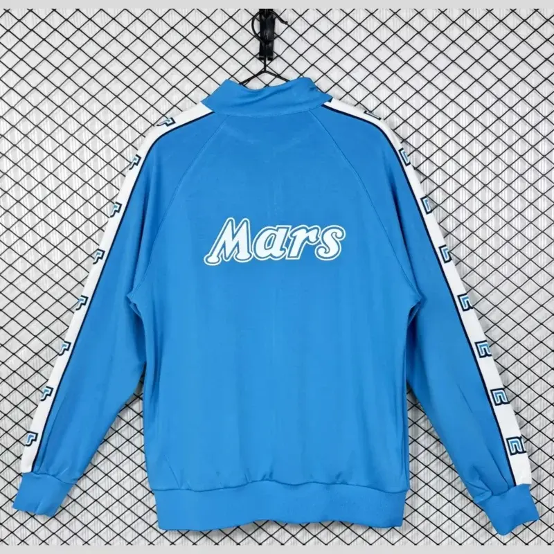 Giacca Napoli Retro Mars Azzurra - vista posteriore