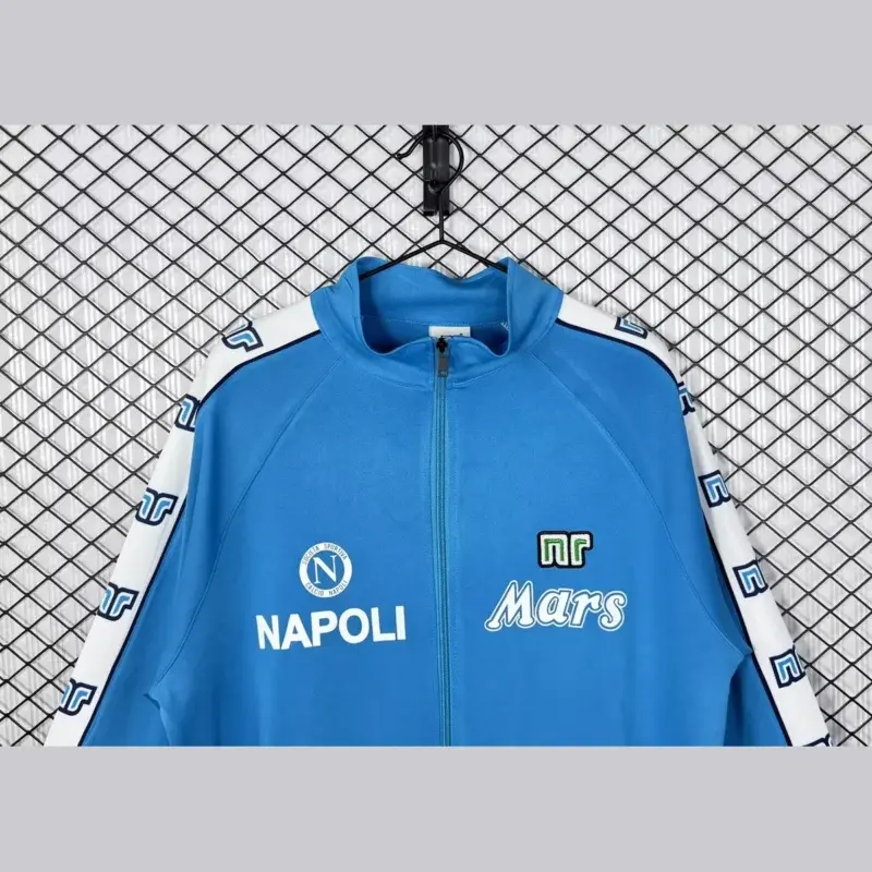 Giacca Napoli Retro Mars Azzurra - dettaglio dello stemma