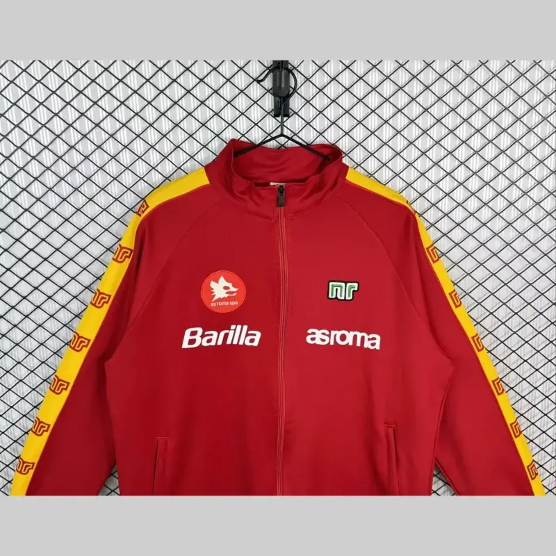 Giacca Roma 1988/89 Retro Rossa Barilla - dettaglio del tessuto