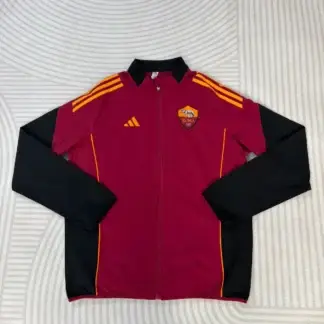 Giacca Roma Antivento Bordeaux e Nera - vista frontale