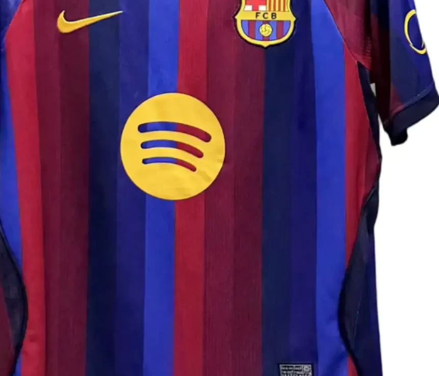 maglia barcellona home 2026 dettaglio 2