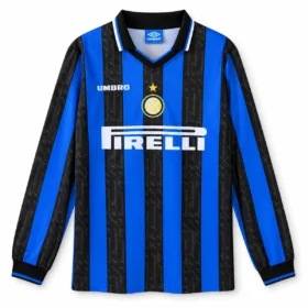 Camiseta Manga Larga Inter 1997/98 – vista frontal, presentación virtual basada en el producto