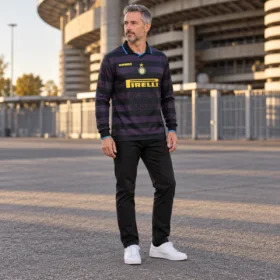 Terza Maglia Inter Manica Lunga 1997/98 – presentazione con modello virtuale; pantaloni e scarpe non inclusi