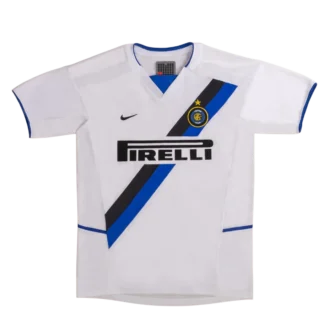 Maglia Inter 2002/03 away bianca fronte