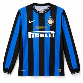 Camiseta Manga Larga Inter 2009/10 – vista frontal, presentación virtual basada en el producto