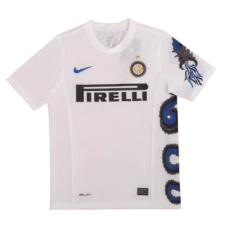 Maglia Inter 2010/11 away bianca fronte