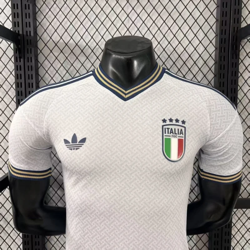 maglia italia away mondiale 2026 dettaglio tessuto e finiture TIFOSO STORE