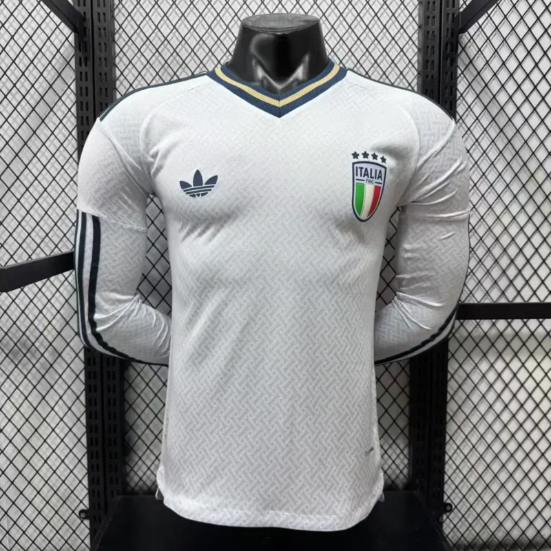 maglia italia away mondiale 2026 manica lunga vista frontale TIFOSO STORE