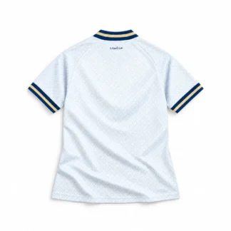 Segunda camiseta Italia Mundial 2026 — vista trasera sobre fondo blanco