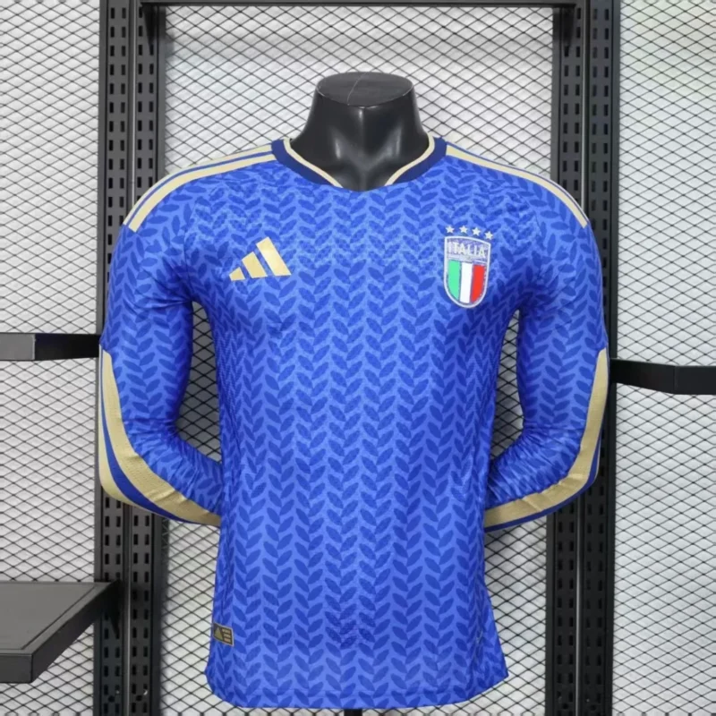 maglia italia home mondiale 2026 manica lunga vista frontale TIFOSO STORE