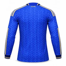 Prima Maglia Italia Mondiale 2026 Manica Lunga – Giocatore – vista posteriore, presentazione virtuale basata sul prodotto