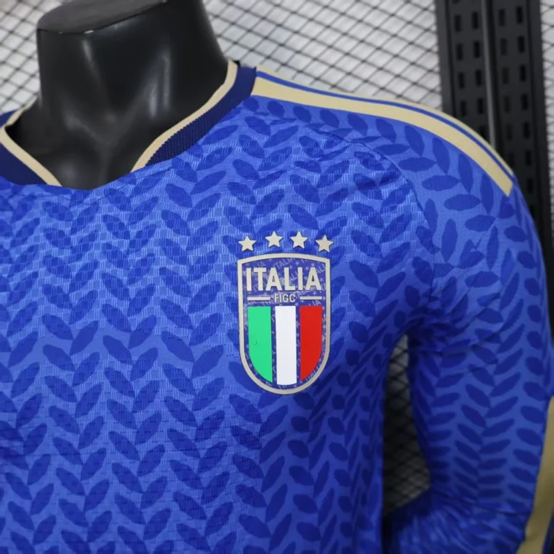 maglia italia home mondiale 2026 manica lunga dettaglio prodotto Italia TIFOSO STORE