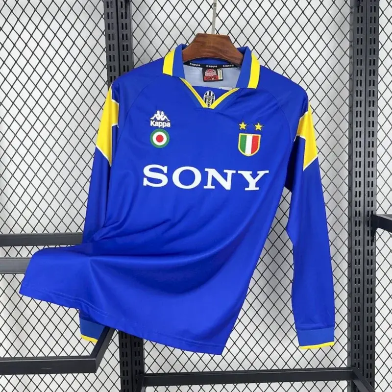 Maglia Juventus Blu Manica Lunga 1995/96