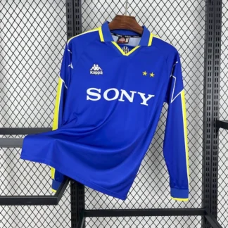 Maglia Juventus Blu 1996/97 manica lunga versione tifoso fronte