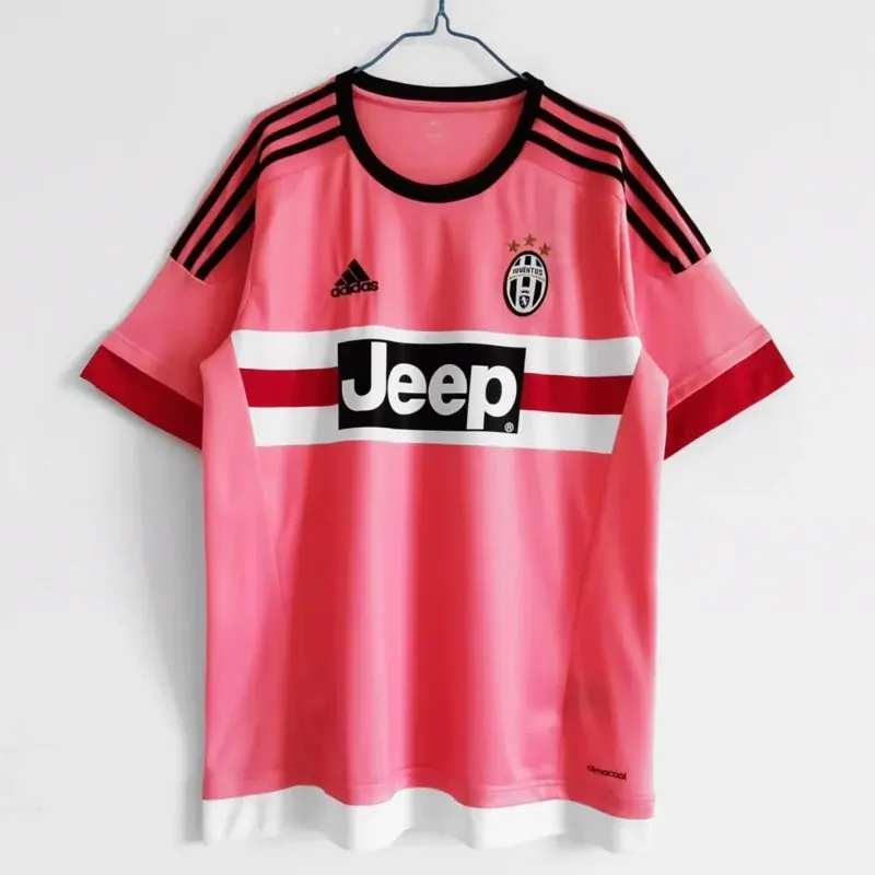 Seconda Maglia Juventus Rosa 2015/16 – Tifoso