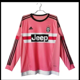 Maglia Juventus Rosa Manica Lunga 2015/16 — Vista frontale